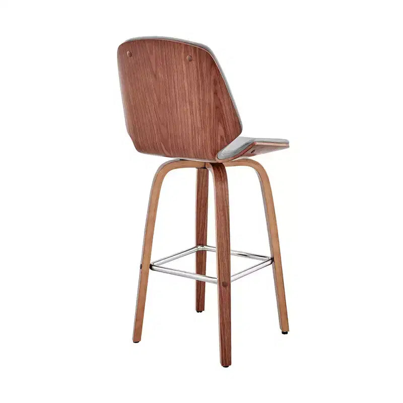 26 Arabela Counter Height Barstool with Leather Seat - Armen Living