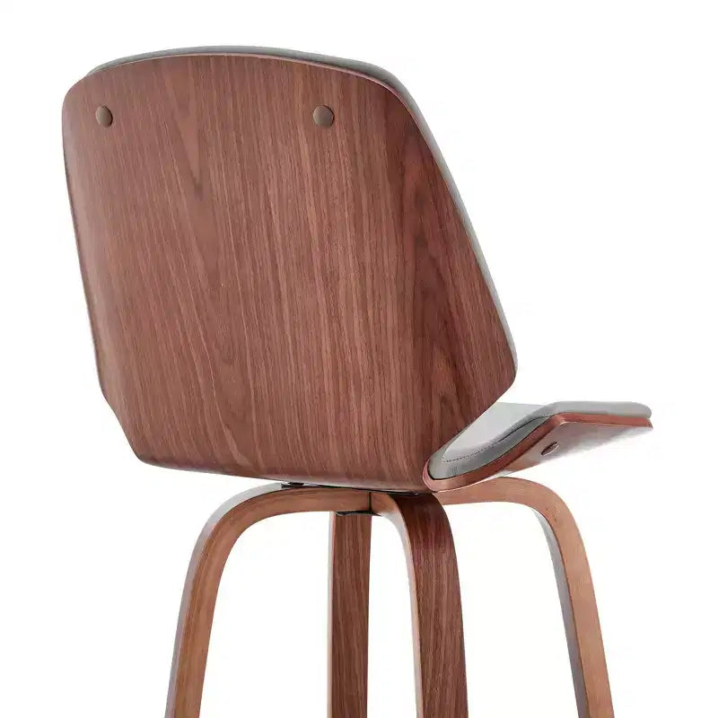 26 Arabela Counter Height Barstool with Leather Seat - Armen Living