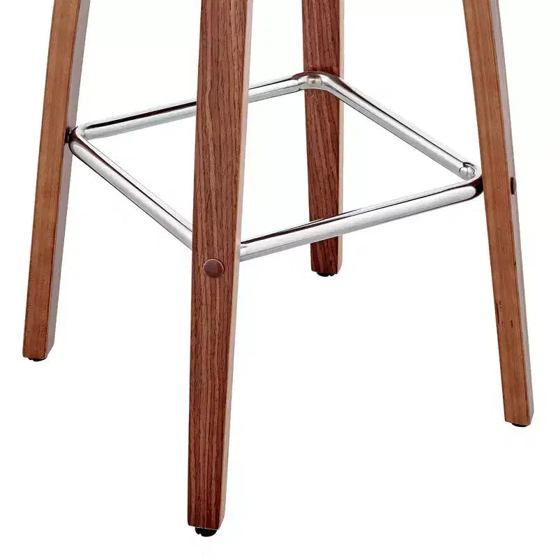 26 Arabela Counter Height Barstool with Leather Seat - Armen Living