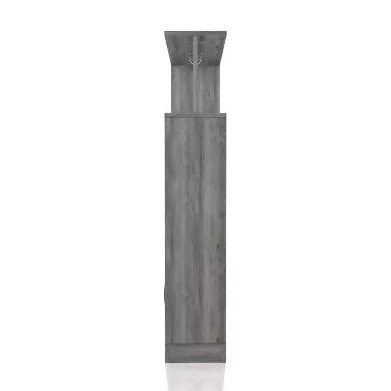 24/7 Shop At Home Wellster Wine Cabinet for 11 Wine Bottles and Stemware Rack
